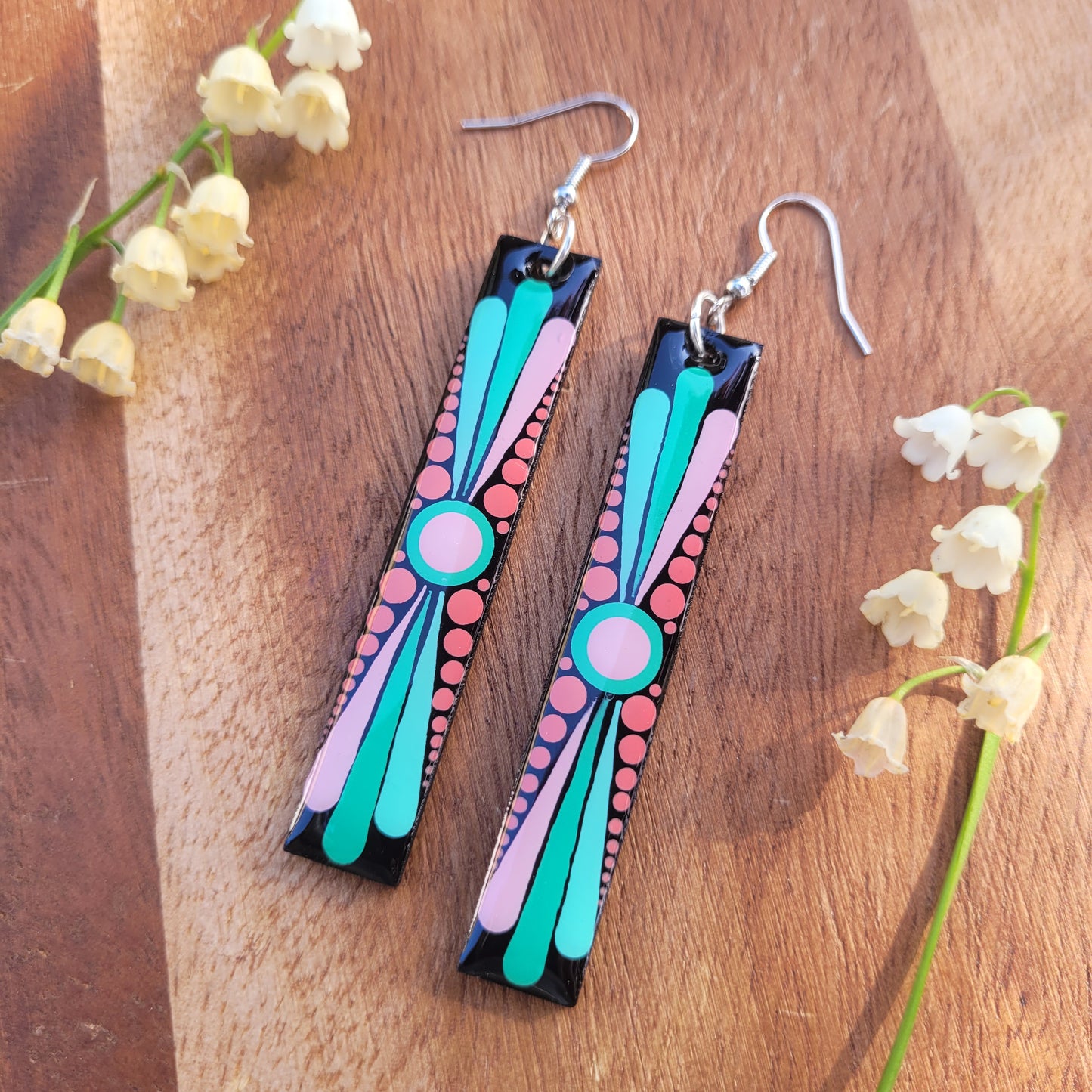 SKANK Rectangular Earrings