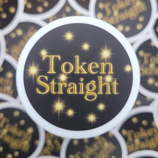 Token Straight Sticker