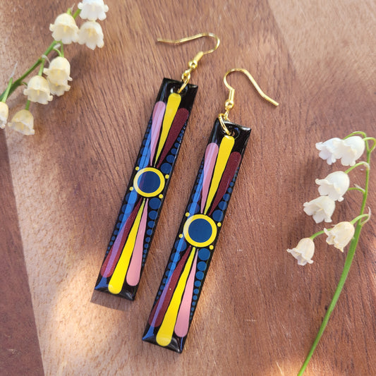 SCORPIO Rectangular Earrings