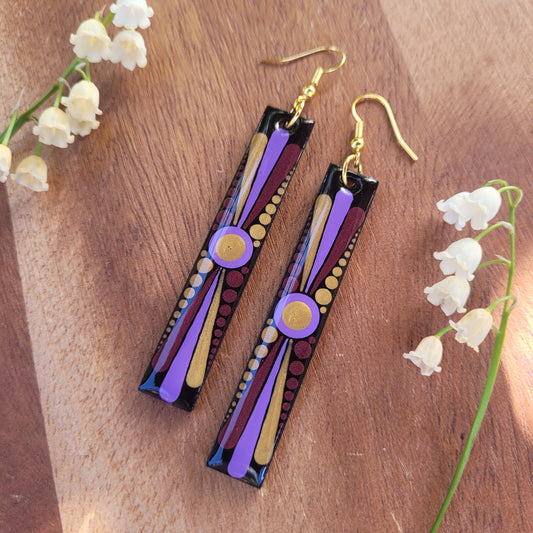 GEMINI Rectangular Earrings