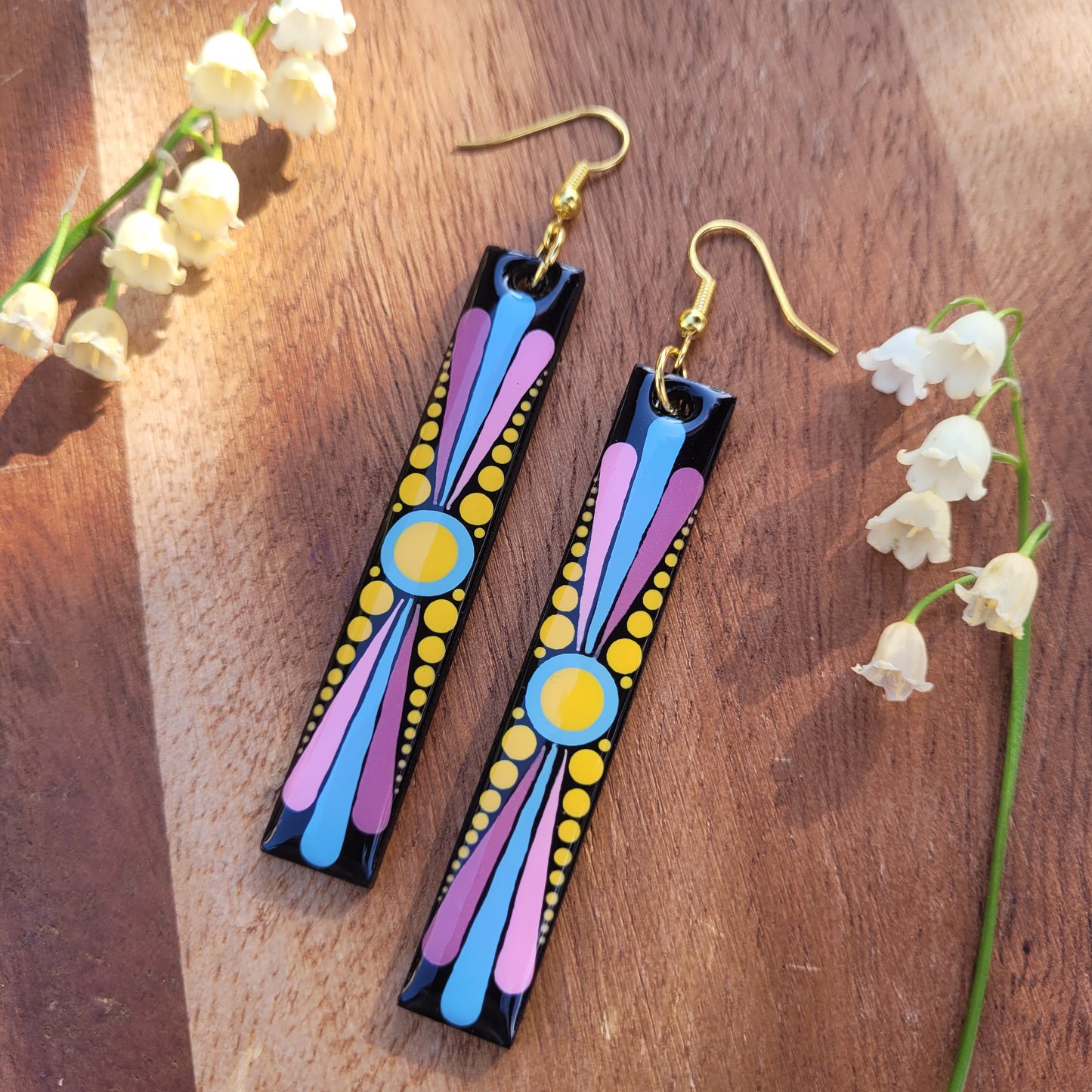 TITTIES Rectangular Earrings