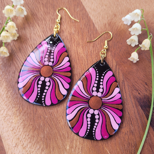 BITCH Synesthesia Portrait Teardrop Earrings