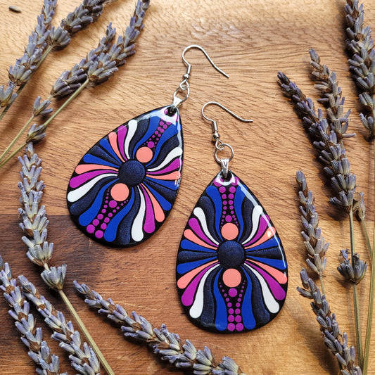 GENDERFLUID Pride Teardrop Earrings